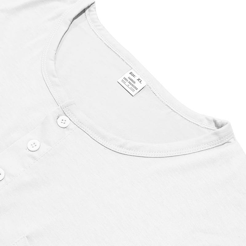 Men’s Spring And Autumn Henley Shirt Long Sleeve
