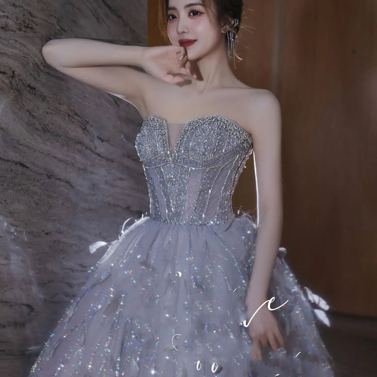 New Toast Dress Bridal Mitzvah Dress High-end Luxury Niche Engagement