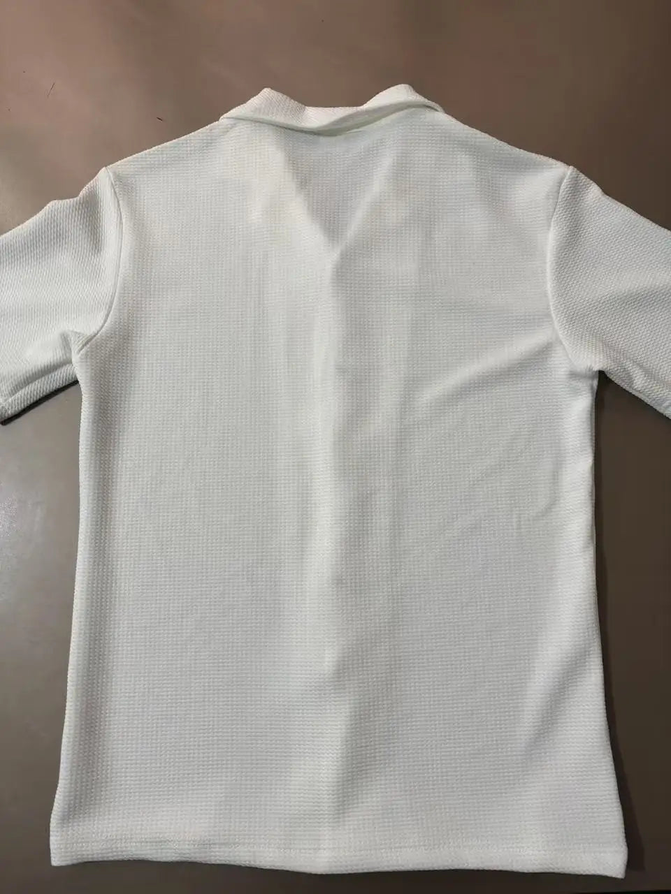 Daily Casual Short Sleeve Cardigan Shirt Men’s Suit Solid Color Summer