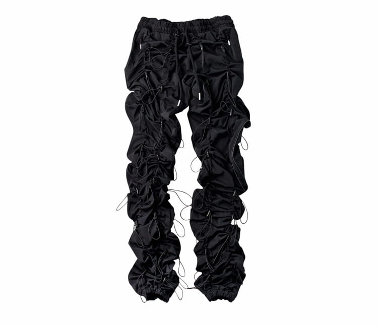 Functional drawstring slacks