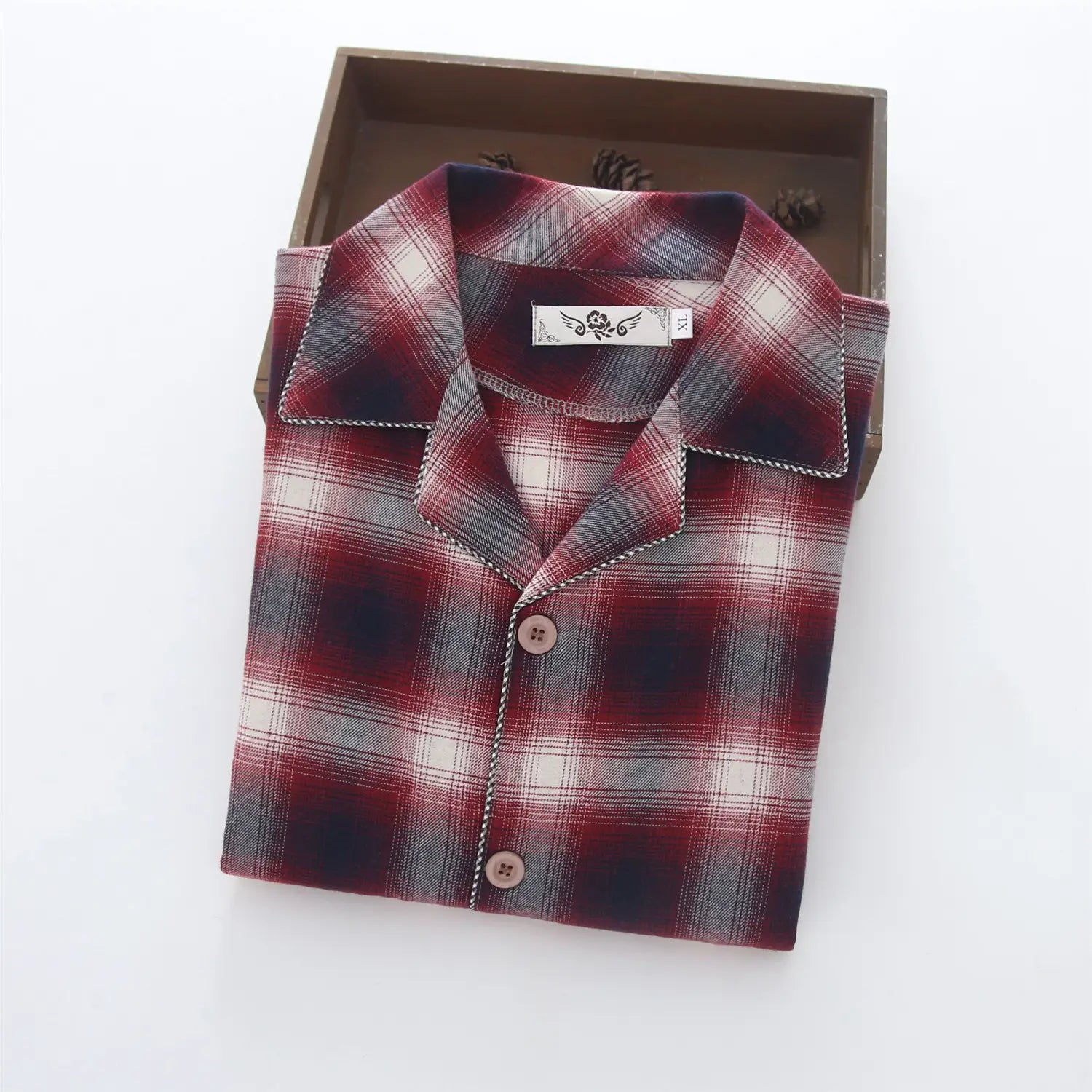 Men’s Warm Cloth Flannel Pajama Suit