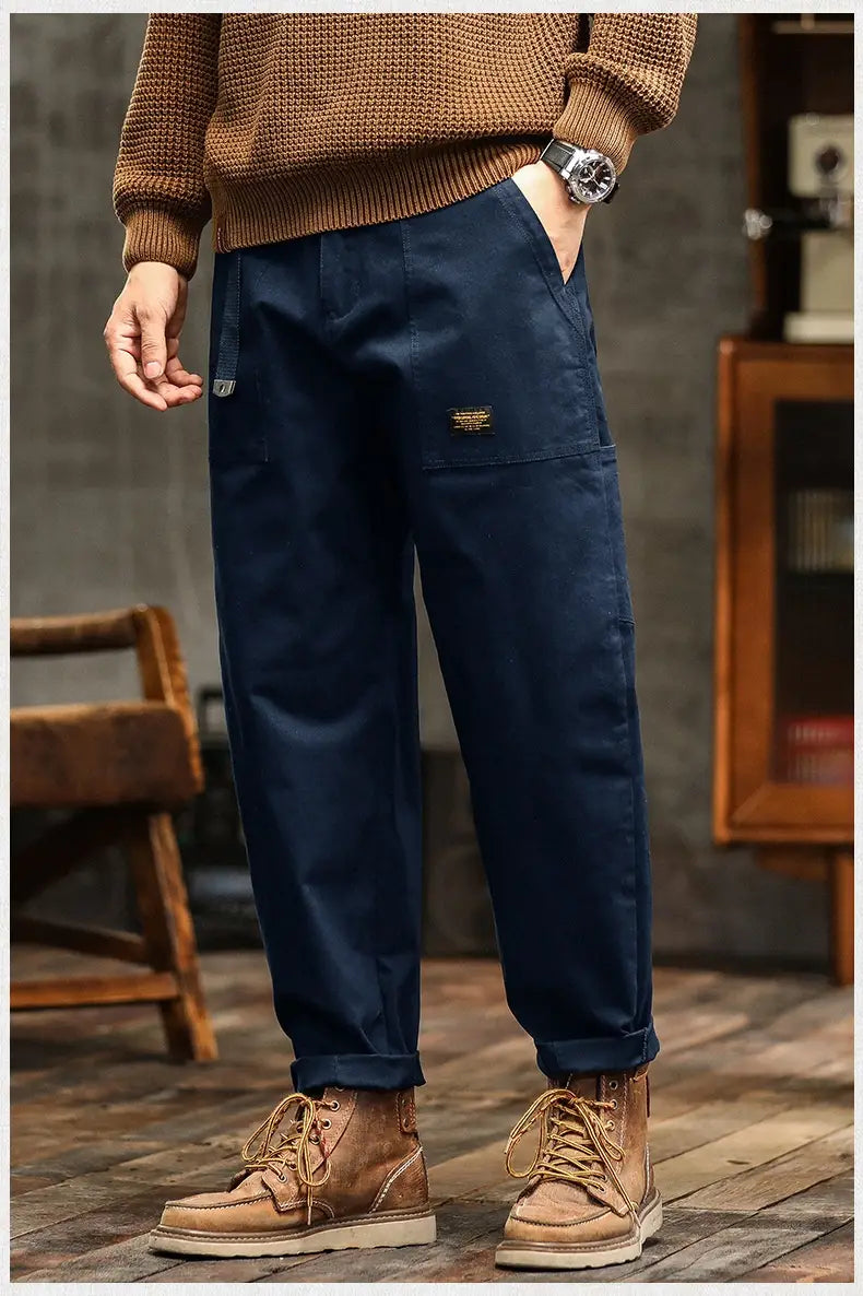 Trendy Men’s Clothing Retro Overalls Fashion Brand