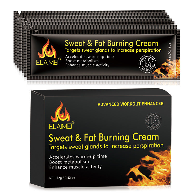 Heat Cream Tightens The Waistcoat Of Abdominal Muscles - Black