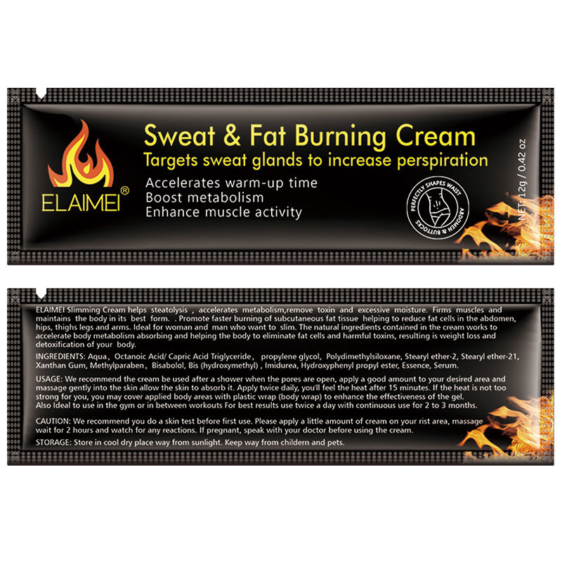 Heat Cream Tightens The Waistcoat Of Abdominal Muscles - Black