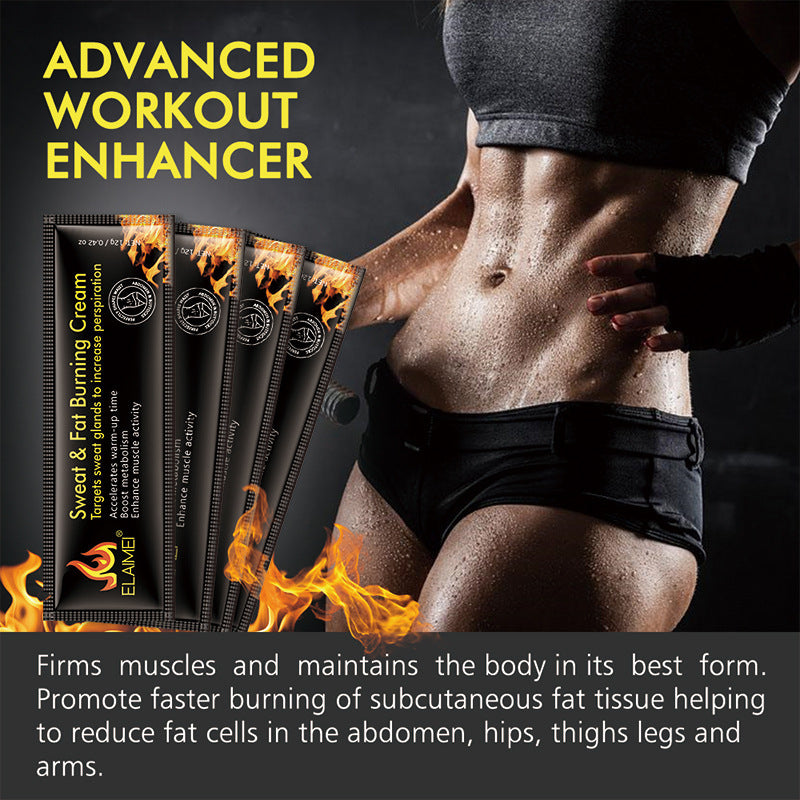 Heat Cream Tightens The Waistcoat Of Abdominal Muscles - Black