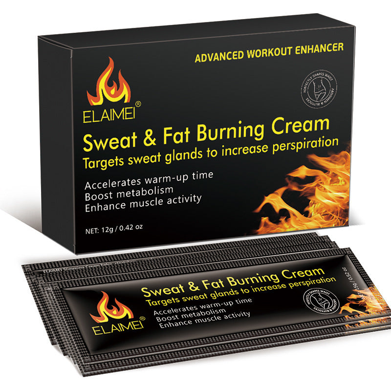 Heat Cream Tightens The Waistcoat Of Abdominal Muscles - Black
