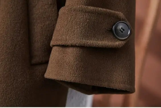 Fashion Personality Reversible Cashmere Coat Women