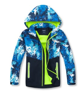 Older children’s coat trench coat jacket - 140cm / Dark Blue