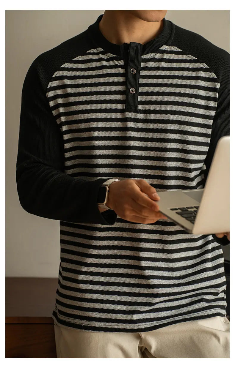 Men’s Spring Leisure Loose Bottoming Shirt Men