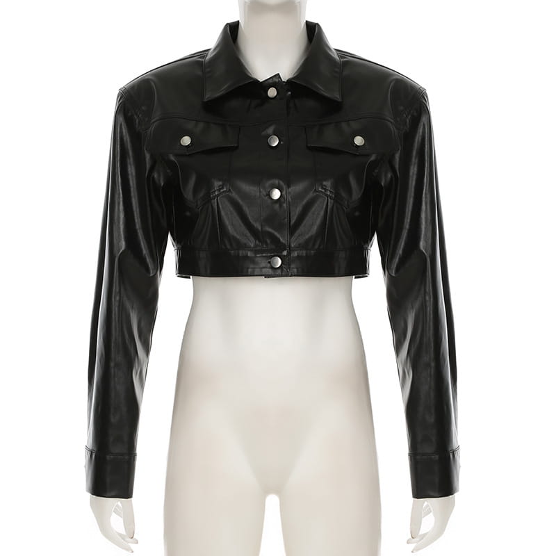 Autumn Hot Girl All-matching Biker’s Leather Jacket Women