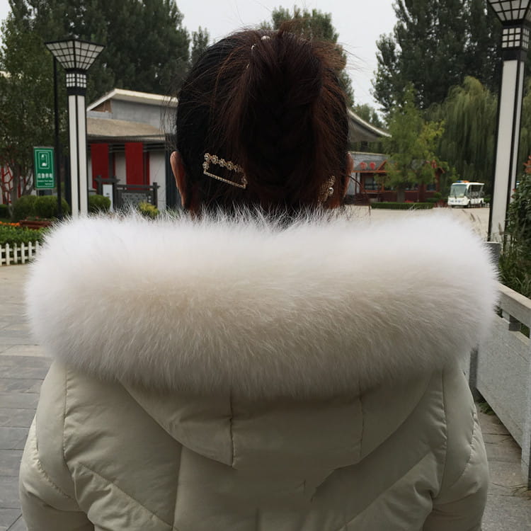 Collar Real Fur Men And Women Autumn And Winter Scarf Neck