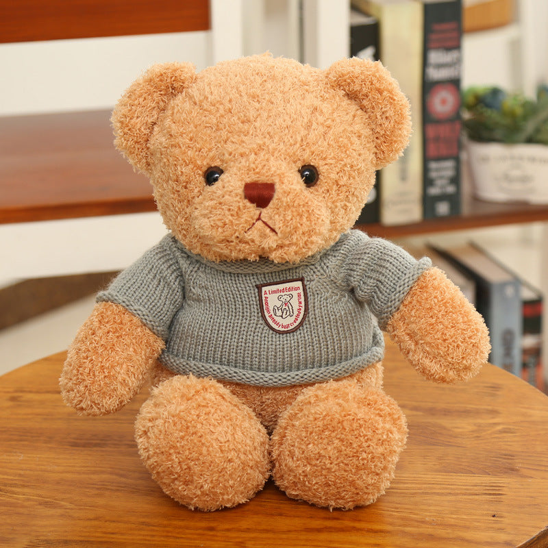 Teddy bear hug bear plush toy bear cub - Cream color / 30cm