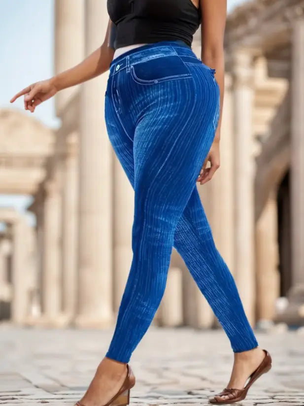 Ladies’ Solid-colored Jeans