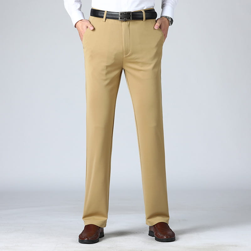 Loose Straight Men’s Business Casual Pants