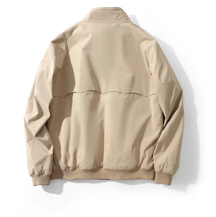 American Retro Tough Guy Flight Jacket Stand Collar Coat For Men
