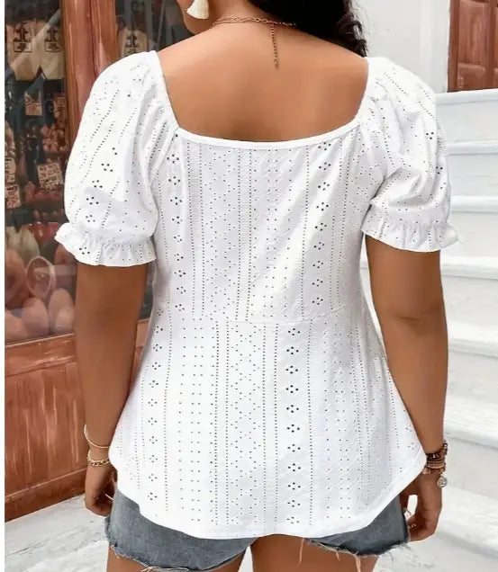 Elegant Spring And Summer Short Sleeved T-shirt