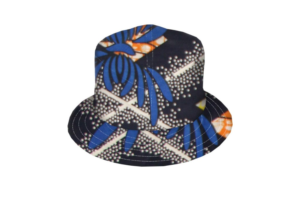 All cotton batik fisherman’s hat double side belt - One size / C