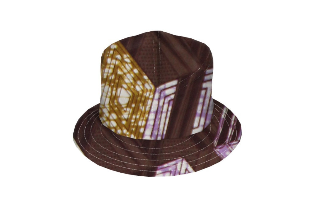All cotton batik fisherman’s hat double side belt - One size / G
