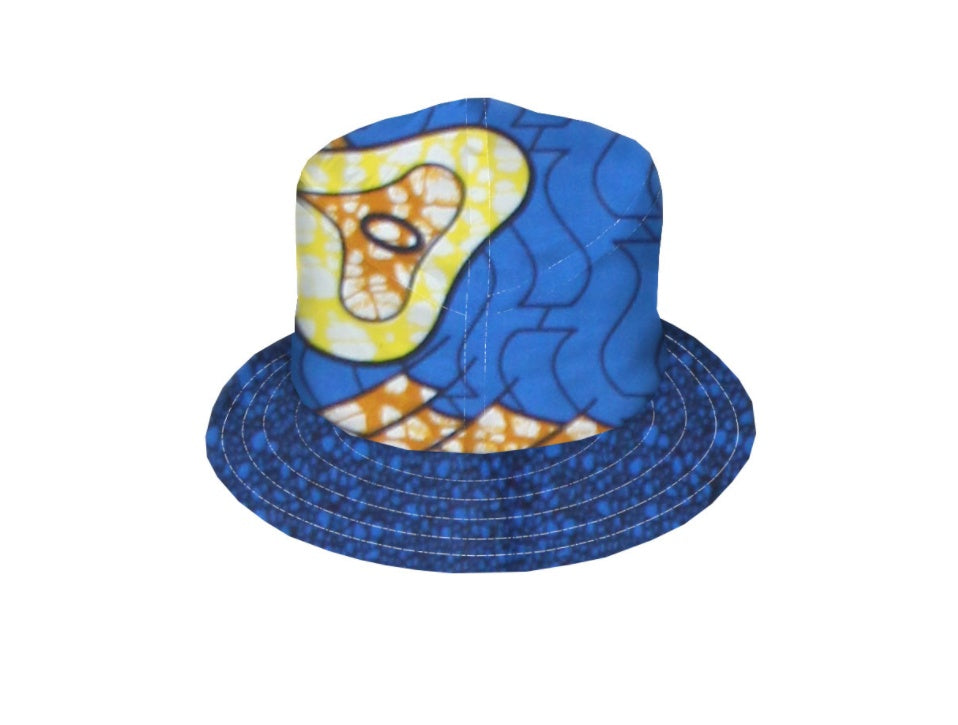 All cotton batik fisherman’s hat double side belt - One size / H