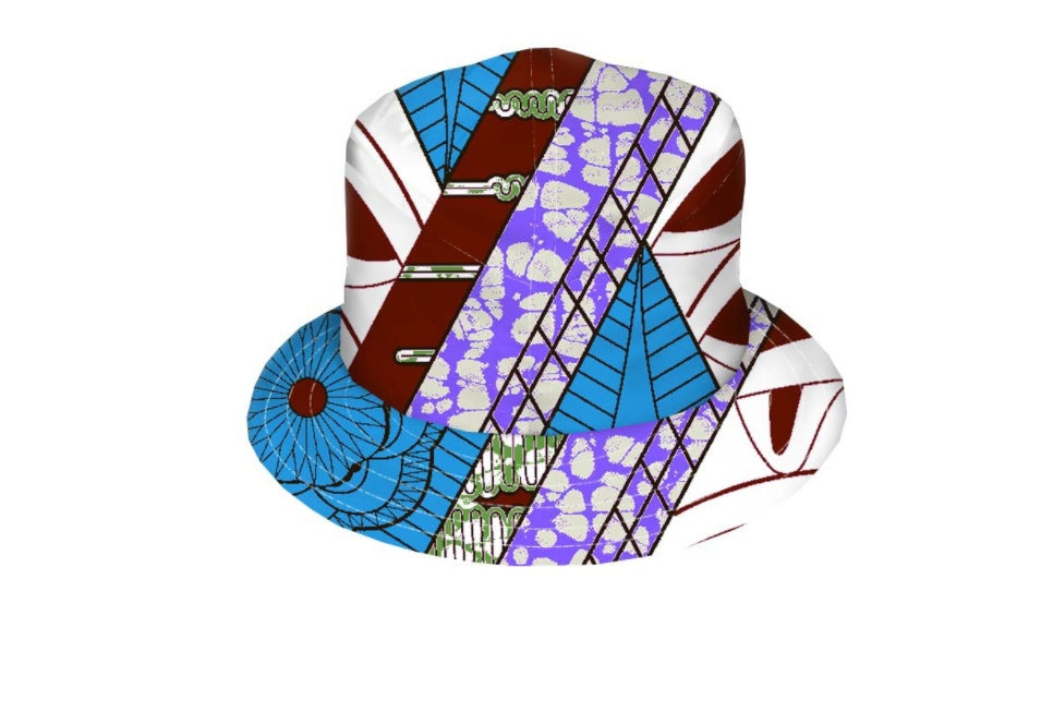All cotton batik fisherman’s hat double side belt - One size / J