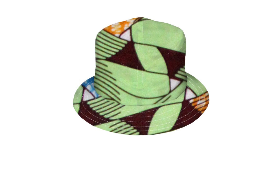 All cotton batik fisherman’s hat double side belt - One size / M