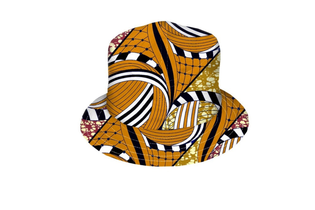 All cotton batik fisherman’s hat double side belt - One size / N