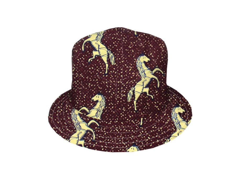 All cotton batik fisherman’s hat double side belt - One size / O