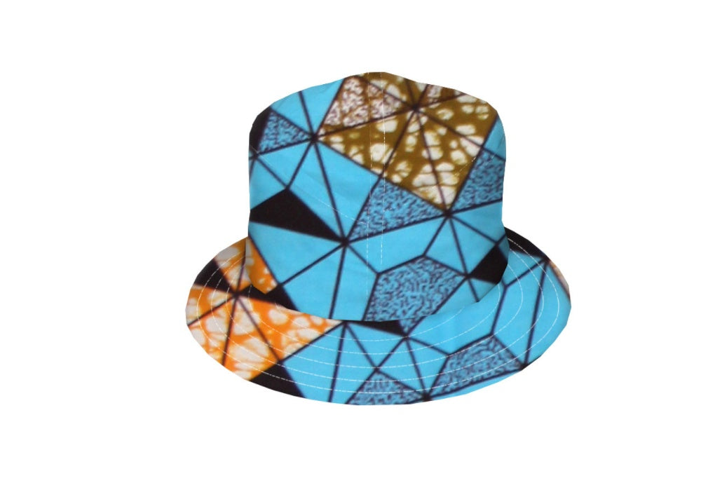 All cotton batik fisherman’s hat double side belt - One size / R