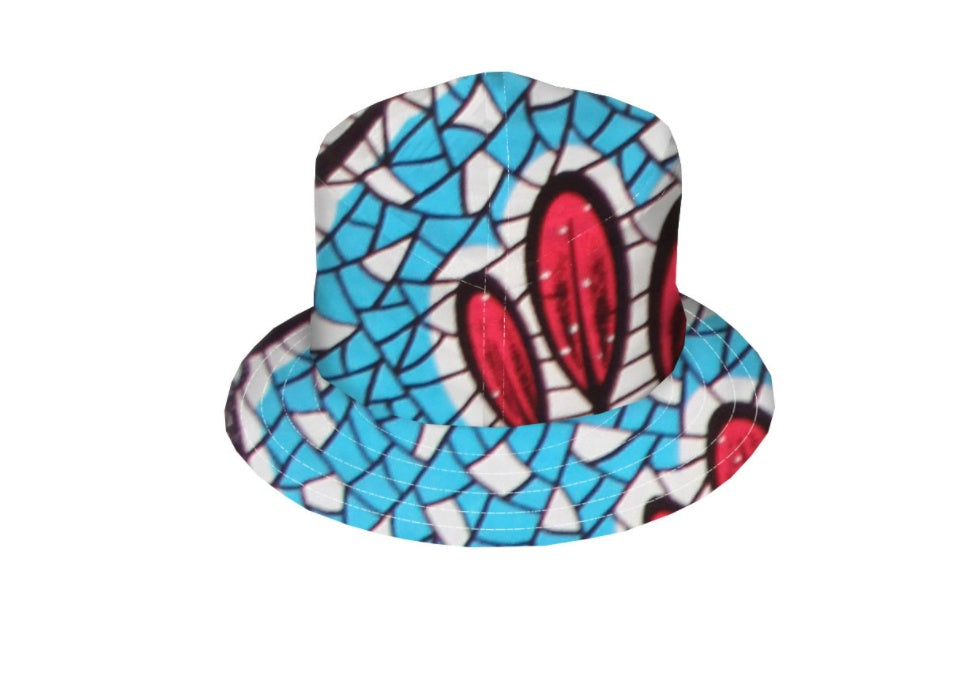 All cotton batik fisherman’s hat double side belt - One size / V