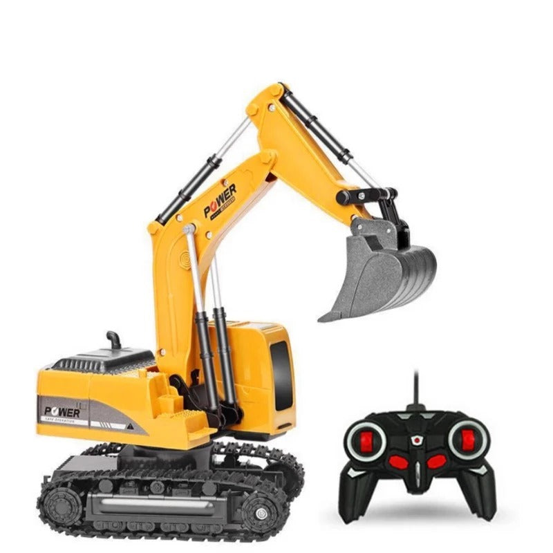Remote control excavator - Yellow
