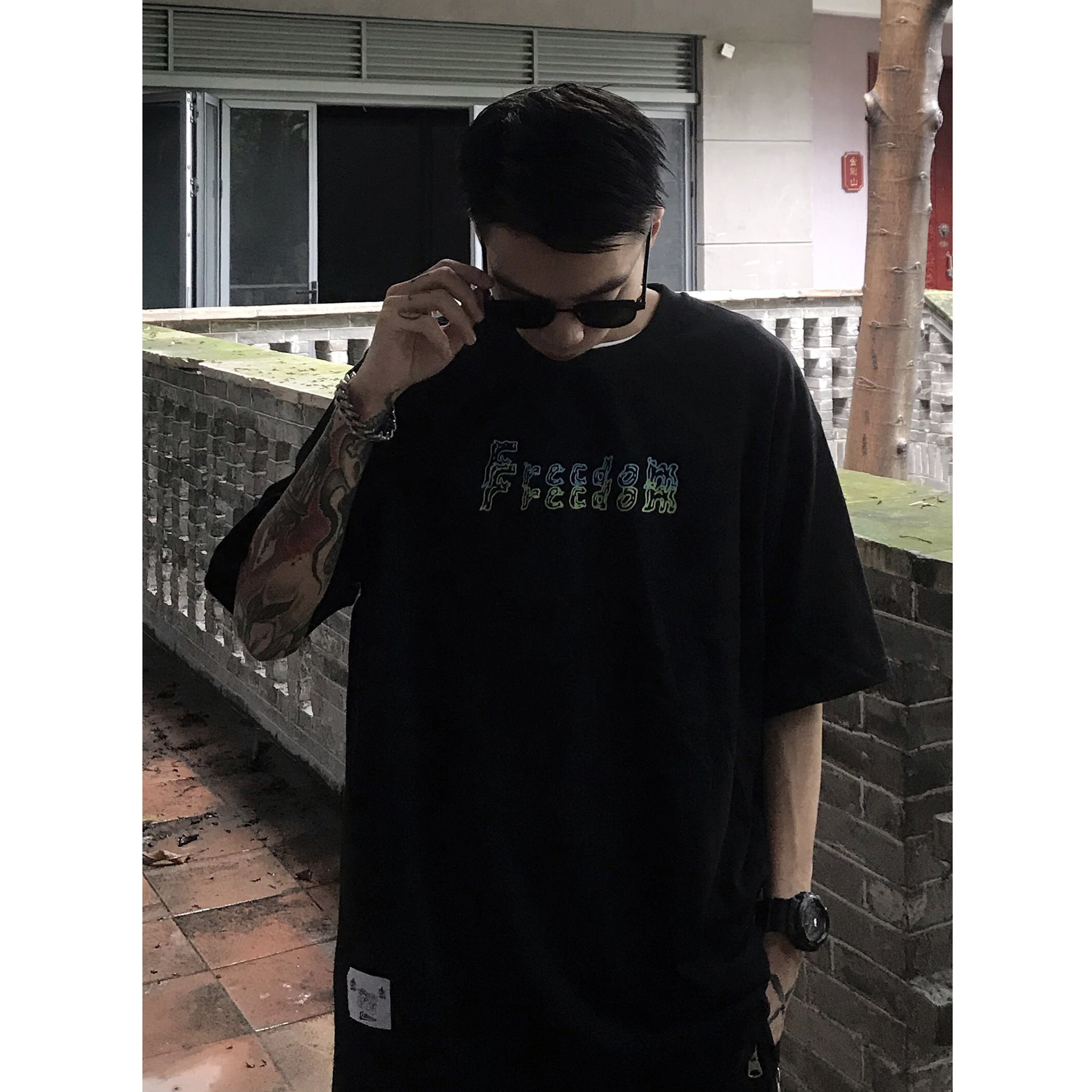 Short Sleeved Men’s T-shirt For Summer Thin And Loose Fit