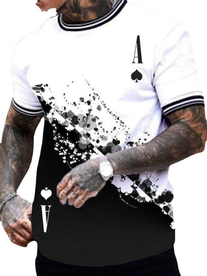 Amazon Summer New Trend Men’s T-shirt Short Sleeve
