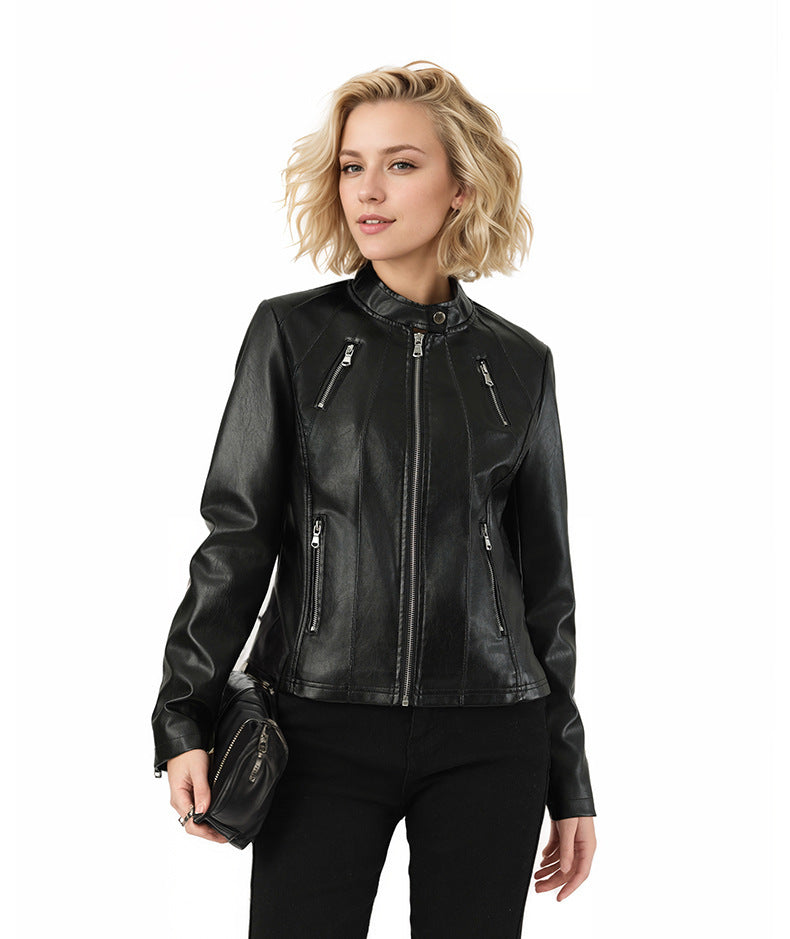 European And American Leather Women’s High-grade - 1919 Black / S