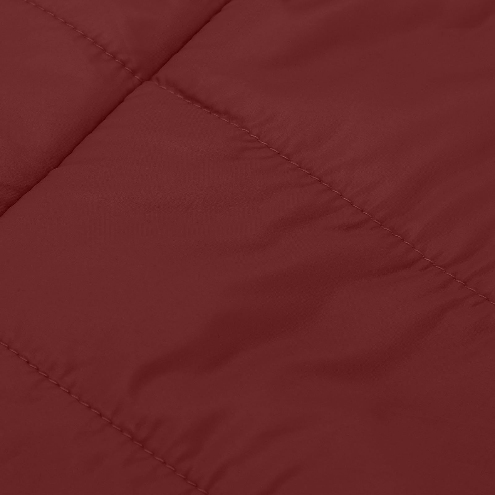 European And American Zipper Outer Wear Hooded Warm Fleece-lined Mid-length Winter Women’s Coat