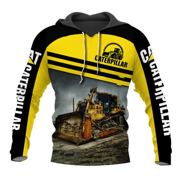 Winter Fall Hooded Sweatshirt Husband Tracksuit - Yellow / XXS