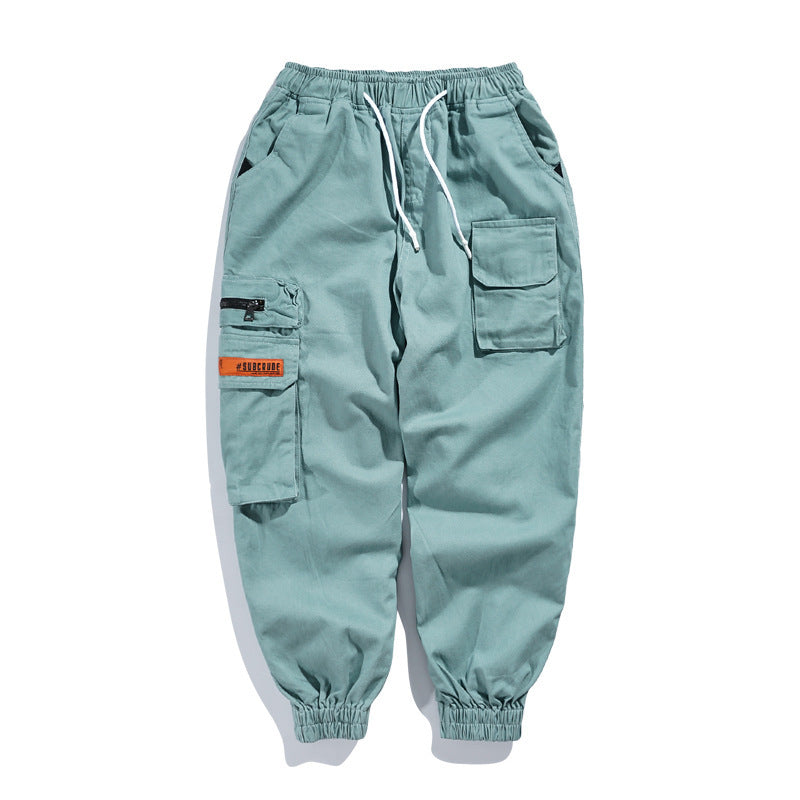 Men’s overalls cropped harem pants