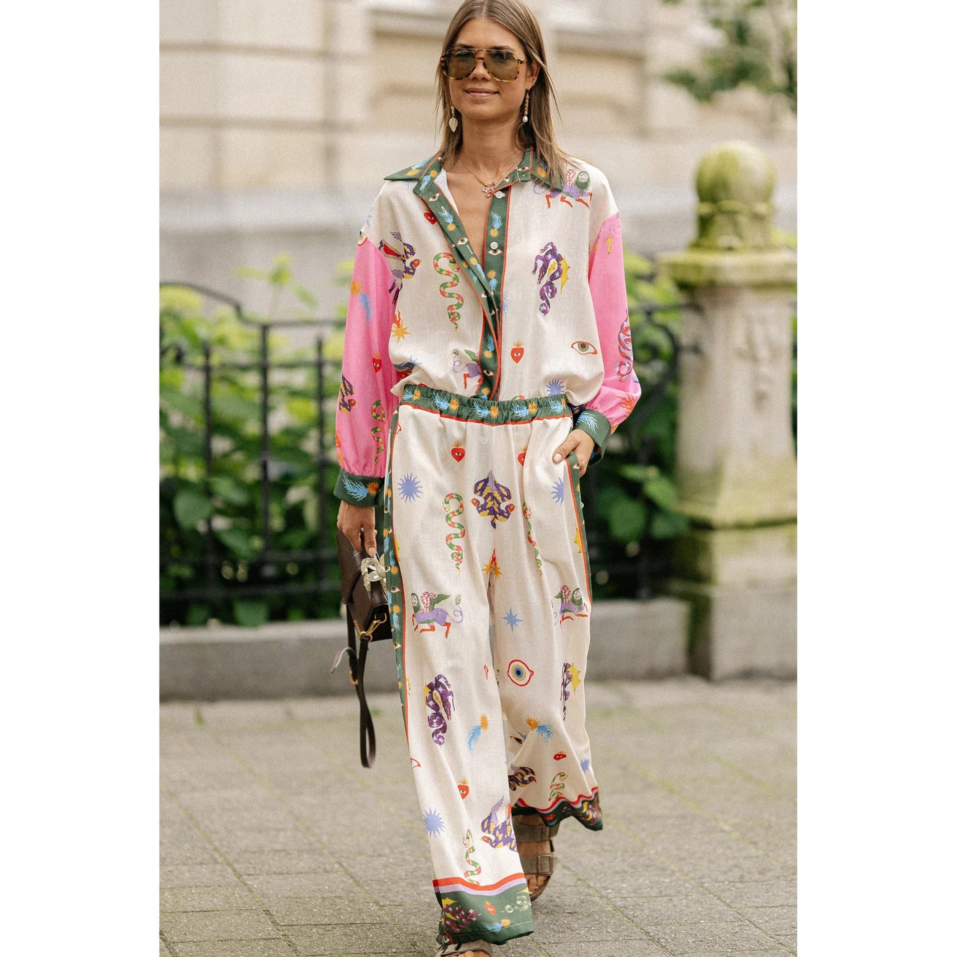 Asian Printing Size Luxury Clothing Explosion