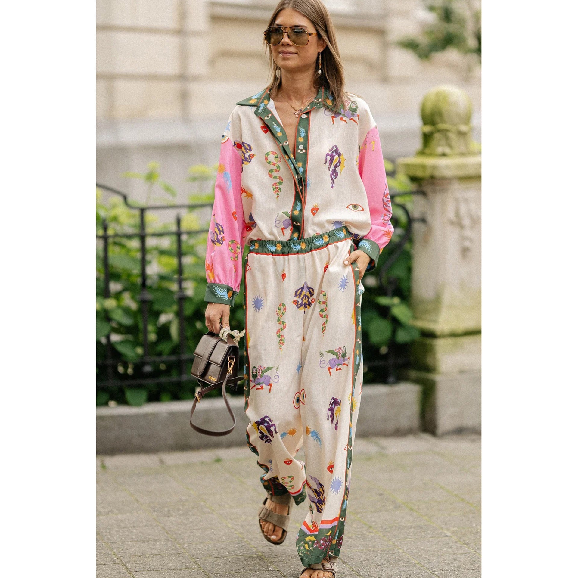 Asian Printing Size Luxury Clothing Explosion