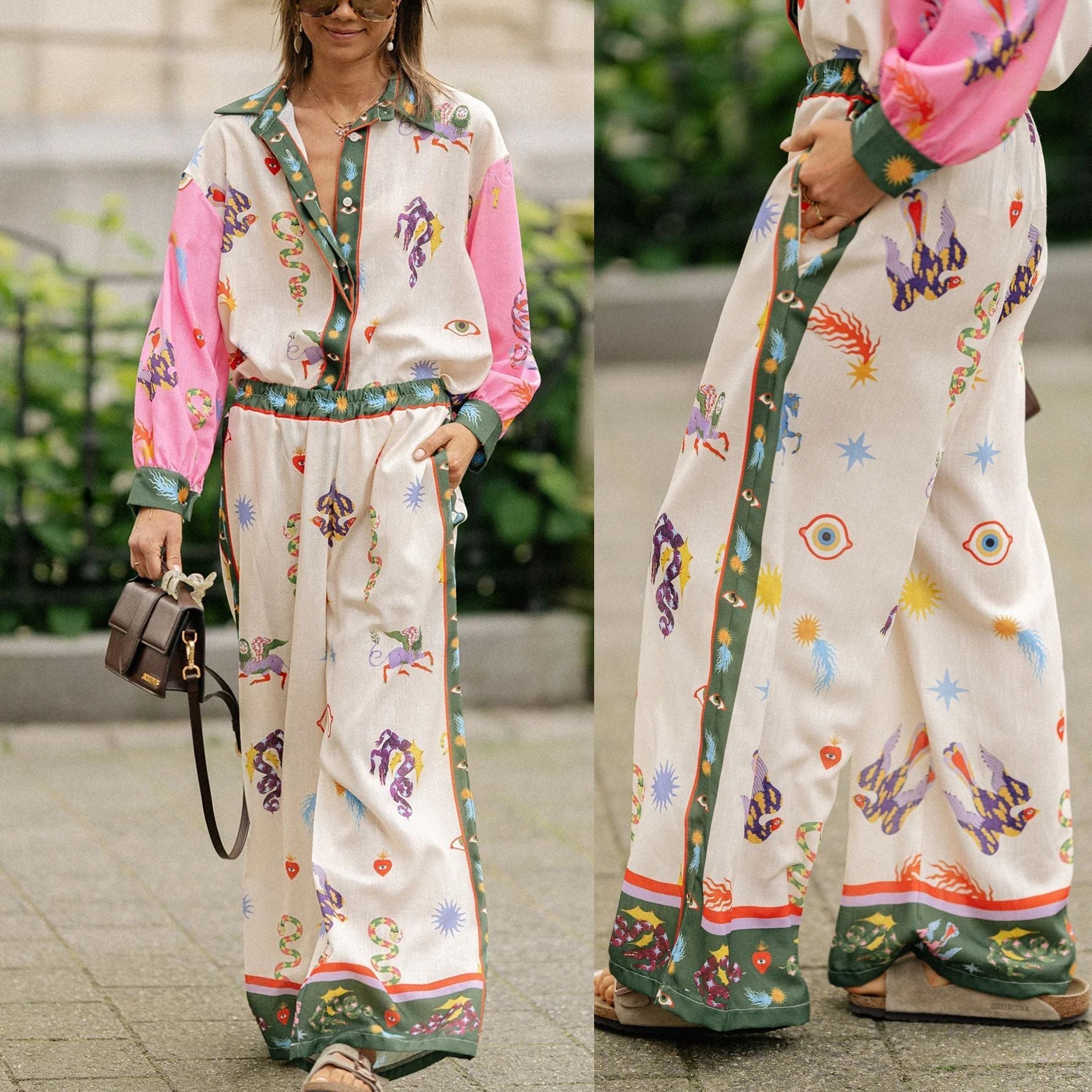 Asian Printing Size Luxury Clothing Explosion