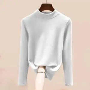 Hepburn Style Suit Collar Thickened Loose-fitting Jacket - White Base / XS