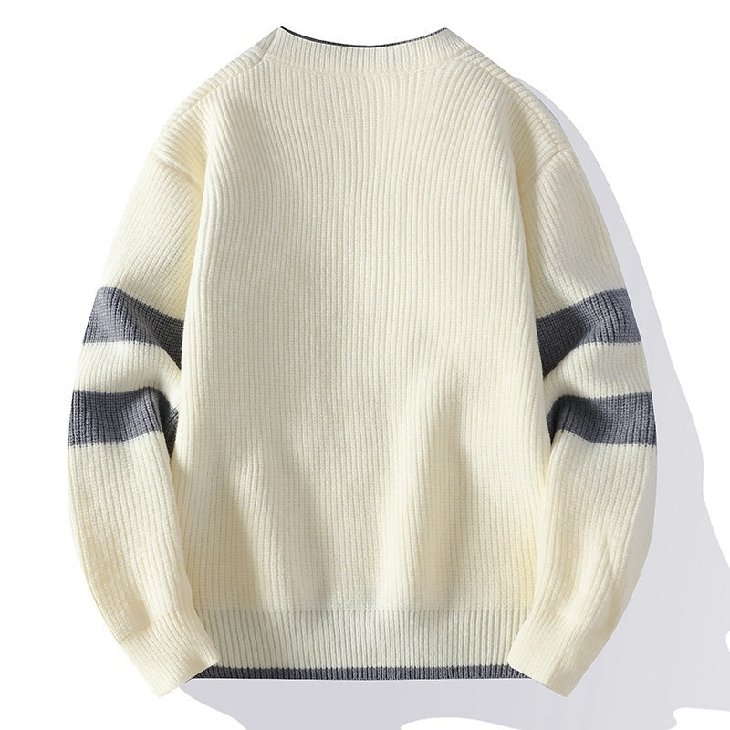 Autumn And Winter New Casual Sweater Boys Knitted Bottoming Shirt