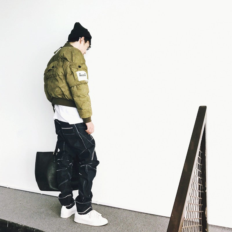 Autumn And Winter Thickened Warm Baseball Down Jacket Men’s Fashion