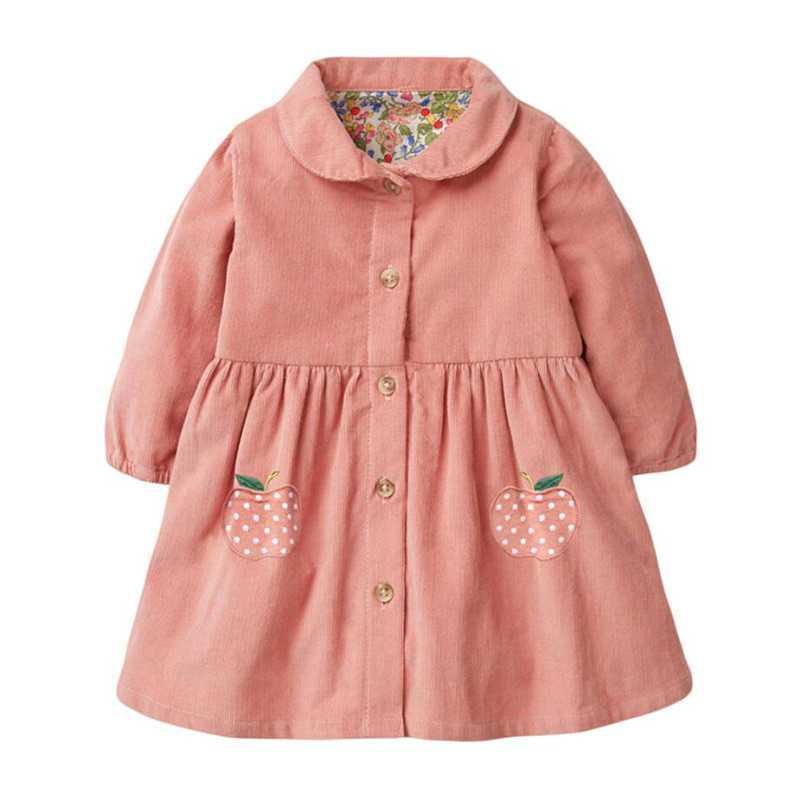 Little Kids Girls Autumn Children’s Dress Baby - Pink / 2T