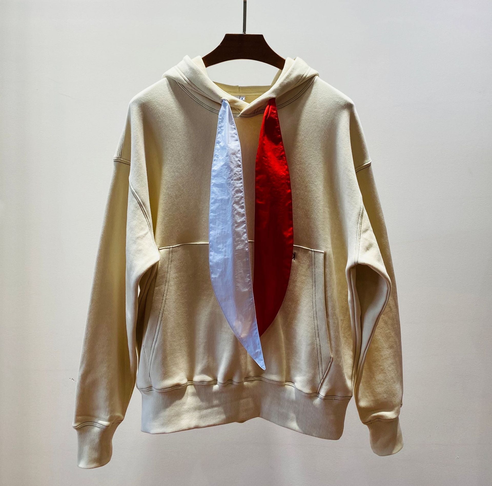 New autumn winter hooded silk wide loose sweater