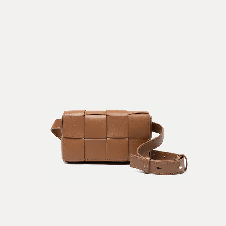 Avocado Green Chest Bag Luxury Clothing - Light Brown