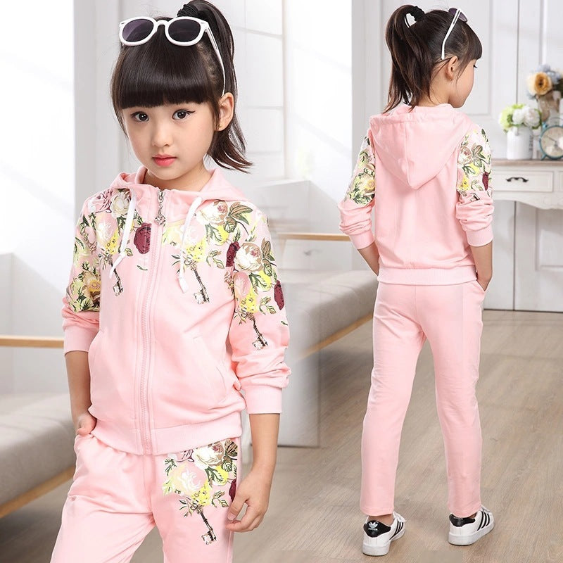 Children clothes set - Pink / 110cm