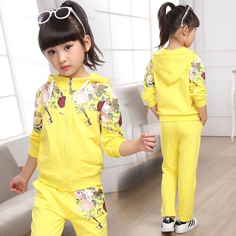 Children clothes set - Yellow / 140cm