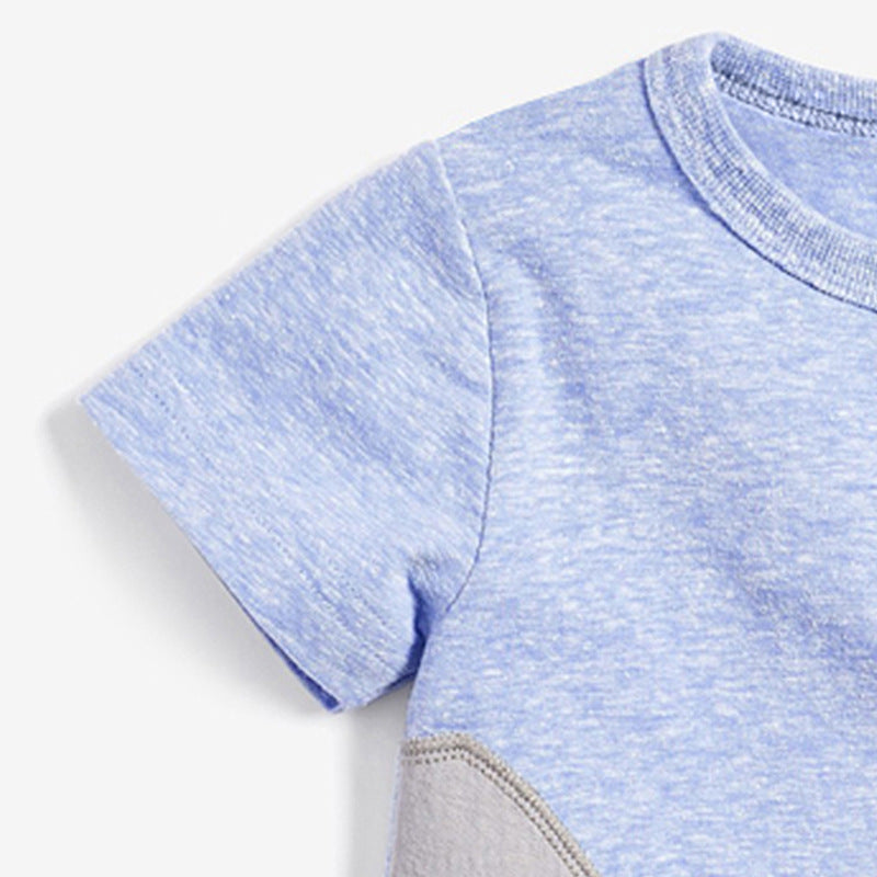 Boy’S T-Shirt Knitted Cotton Short Sleeve Cartoon Children’S T-Shirt