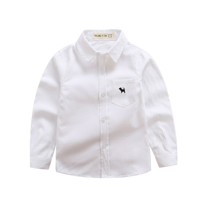 Children’s Shirts Boys’ Long-sleeved Shirts