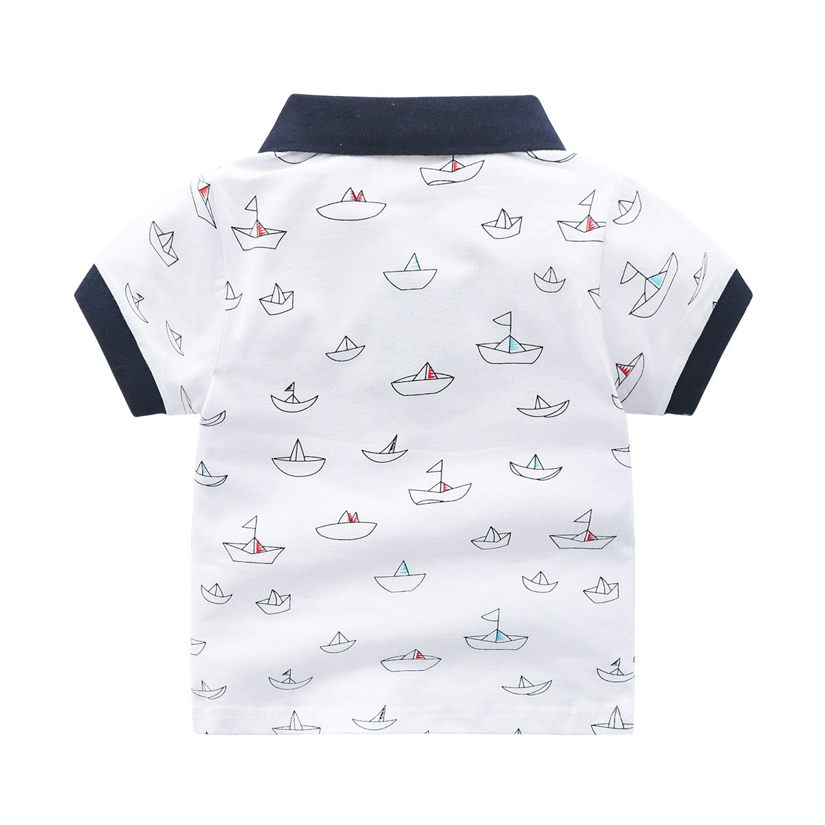 Children’s Short-sleeved Polo Shirt Lapel T-shirt